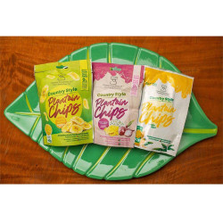 Plantain Chips - Lightly Salted - Made By Country Style Foods GY