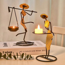 Women candle holder