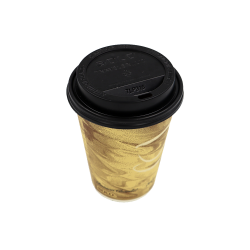 Coffee Cups with Lid - Brown Java - 9oz