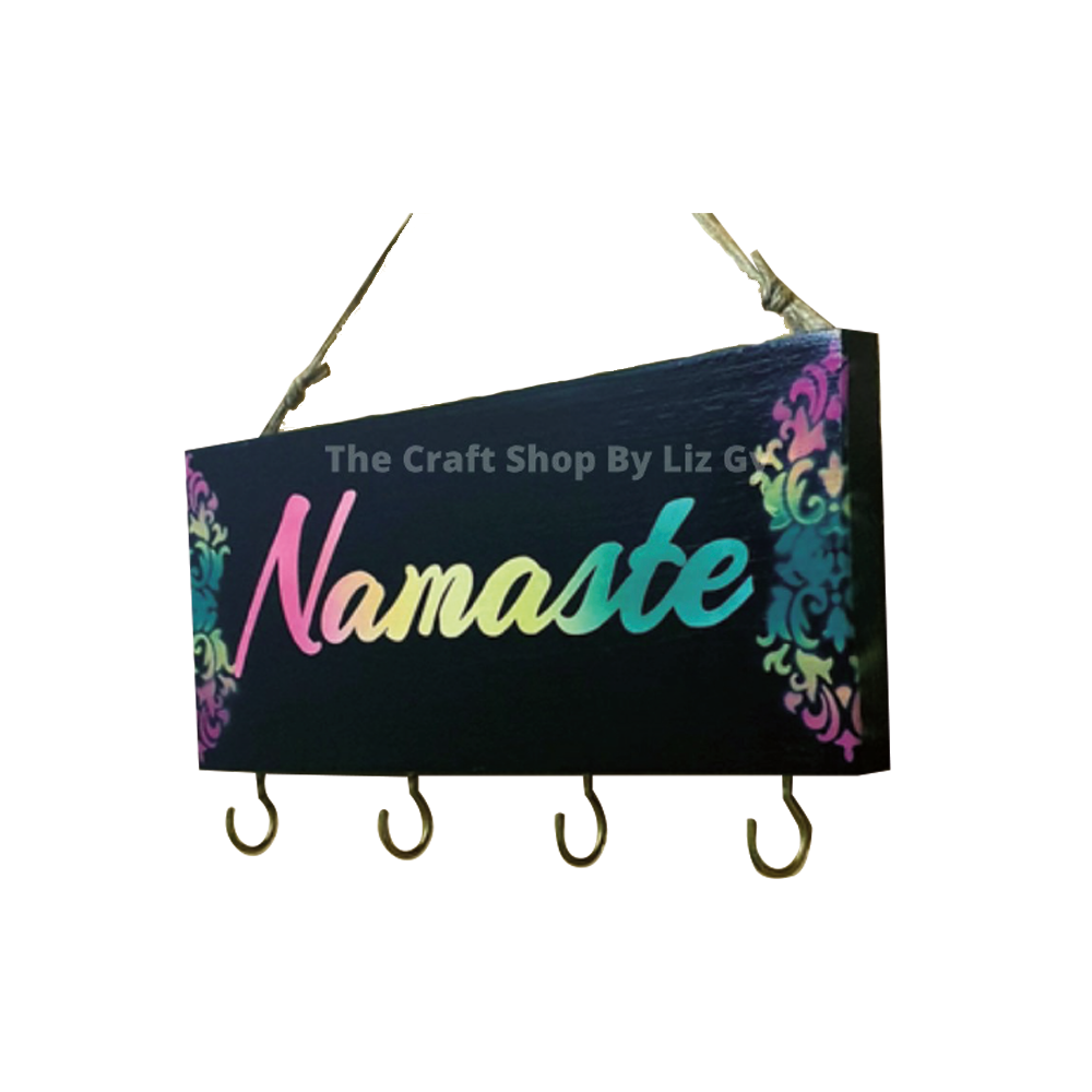 key-holder-with-welcome-sign-namaste-4-hook-keys-holder-csl-sku-003