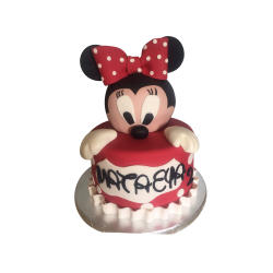 Cake - Cartoons - Minnie Mouse - Fondant Frosting