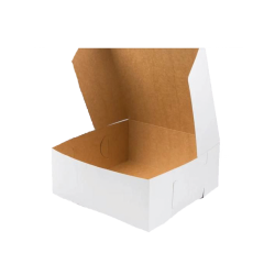 Cake Box - 12inch - White - No Window