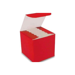 Gift Box - Red Hi - Gloss - 6x4x4 inch 