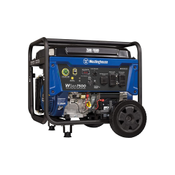 Westinghouse WGen7500 Portable Generator with Remote Electric Start, 7500 Rated Watts & 9500 Peak Watts