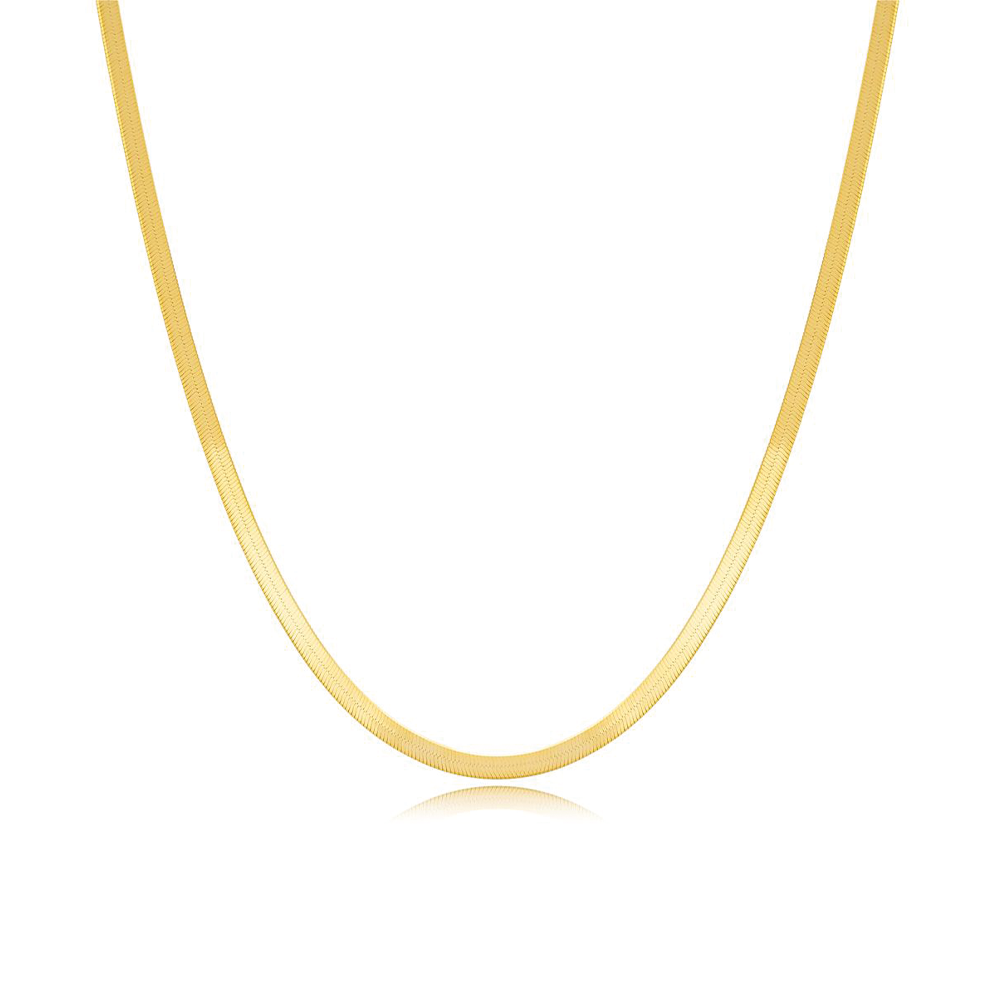 necklace-carmen-necklace-16k-gold-plated-sterling-silver-herringbone-necklace-40cm-length-pcl-sku-006