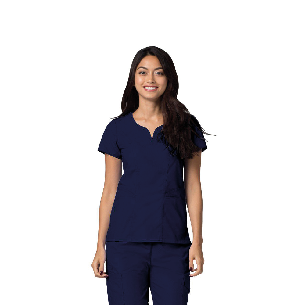 scrub-yoke-neck-top-only-navy-blue-women-ksm-sku-003