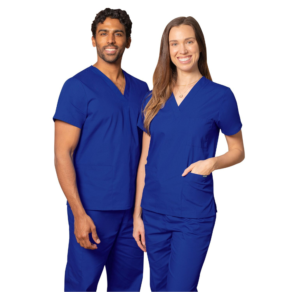 scrubs-v-neck-top-only-blue-men-women-ksm-sku-002